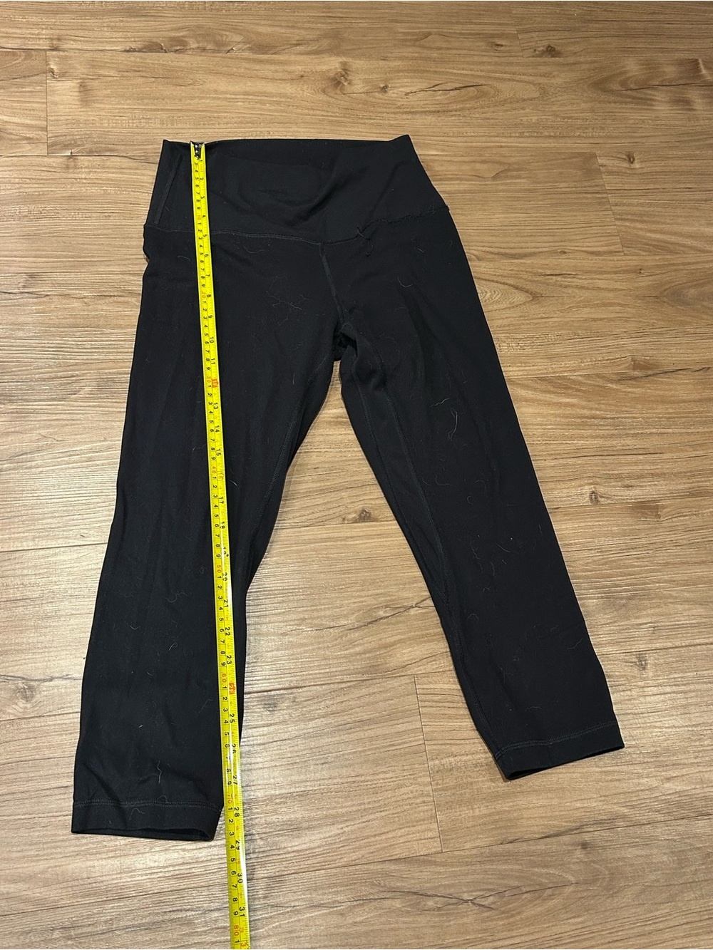 lululemon athletica Black Capri Leggings